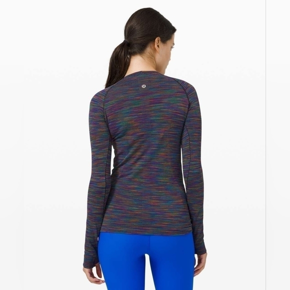 Lululemon Rainbow Long Swiftly Tech 2.0 Longsleeve Size 6 - Picture 3 of 11
